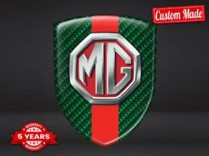 MG Emblemas Auto Universal Alta Calidad Resistentes